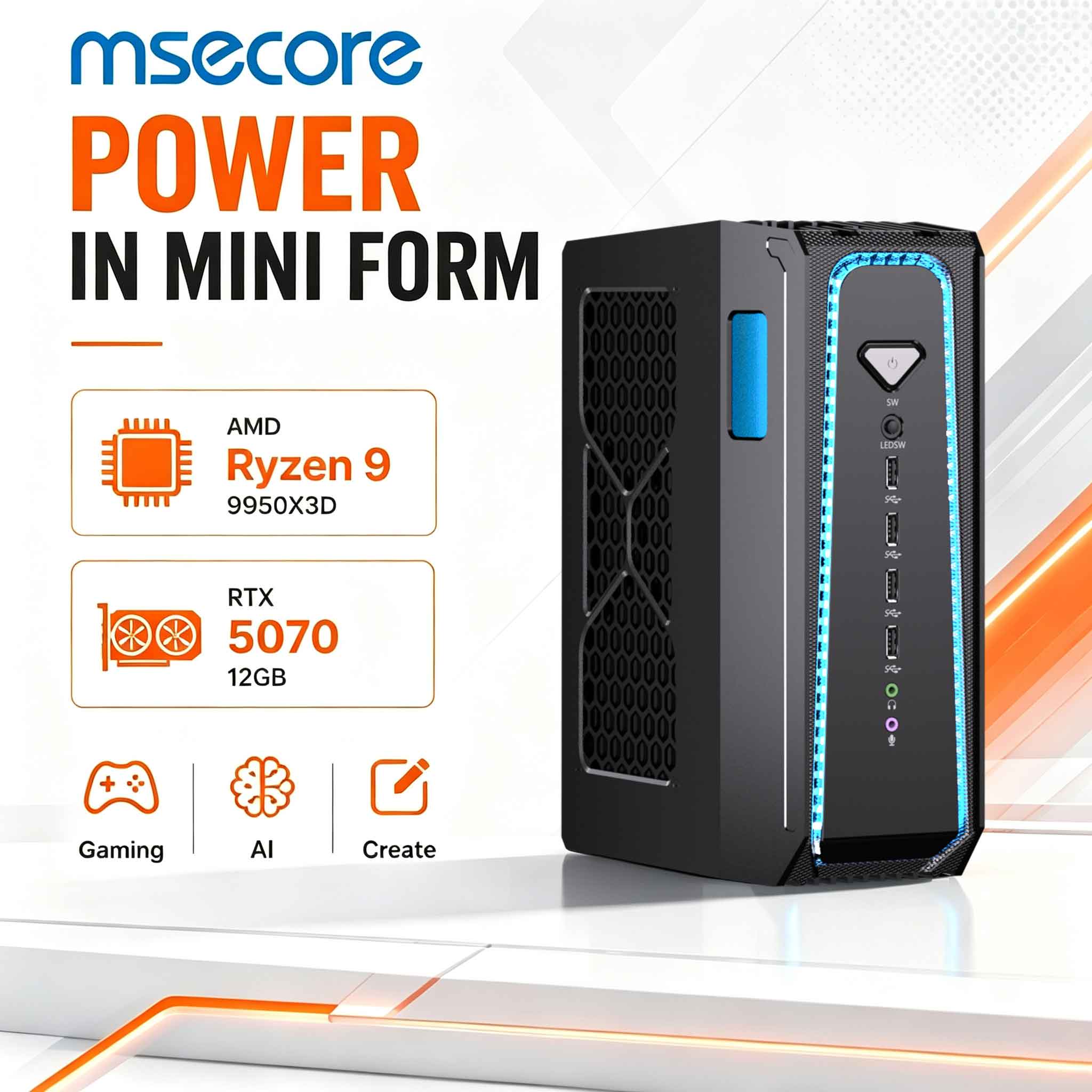 MSECORE PC chơi game tản nhiệt - đánh giá và giá Ddr5 32Gb