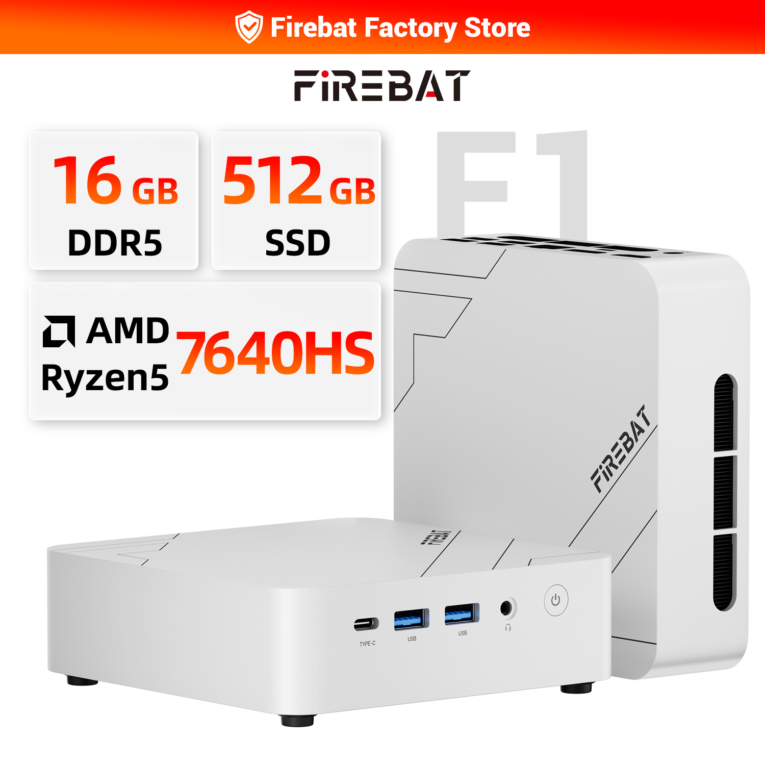FIREBAT F1 MINI PC AMD Ryzen 5 - đánh giá và giá Ddr5 Memory