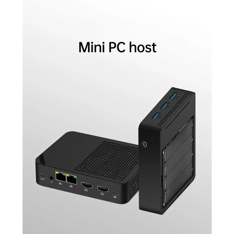 N150 4-Bay NAS Mini PC 4*M.2 N - đánh giá và giá Ddr5 64Gb